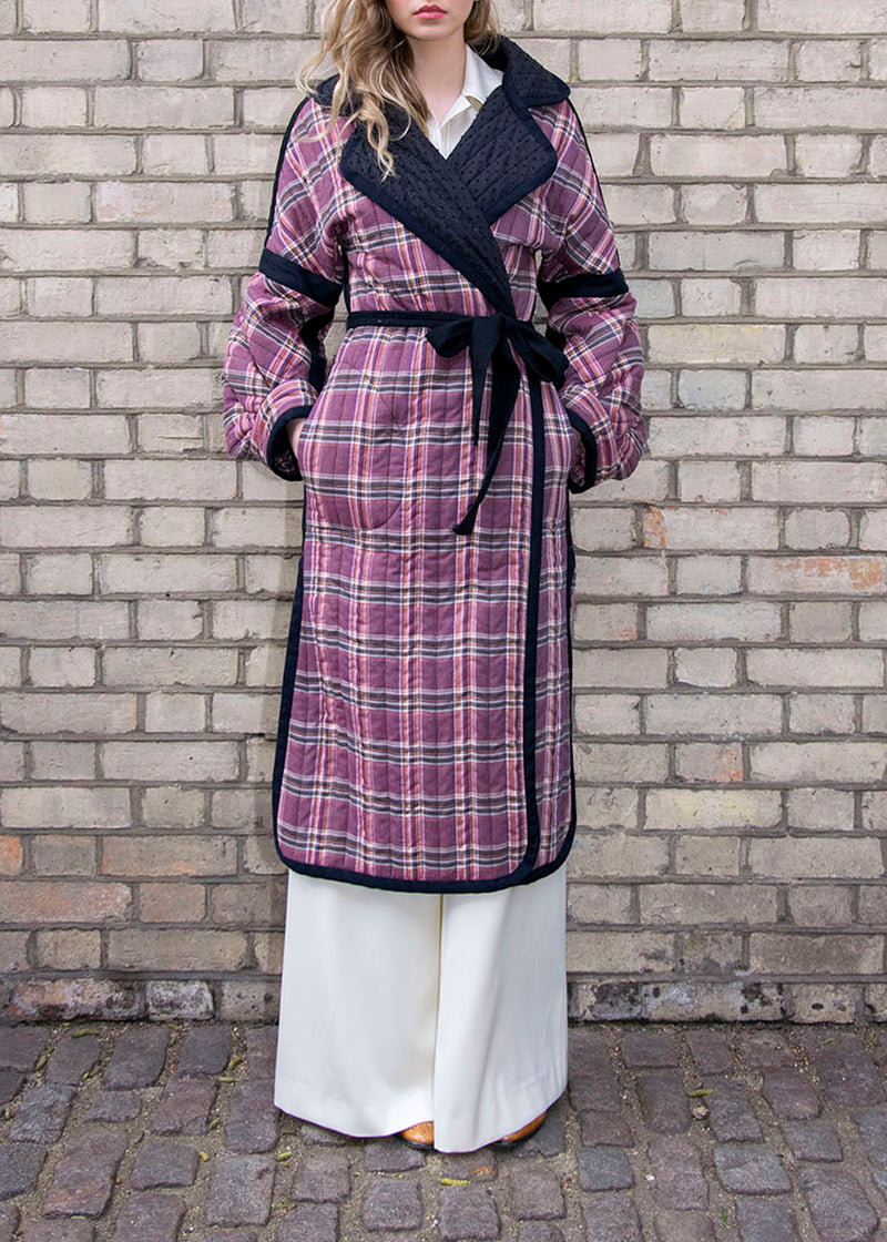 Classic quilted Blanket coat