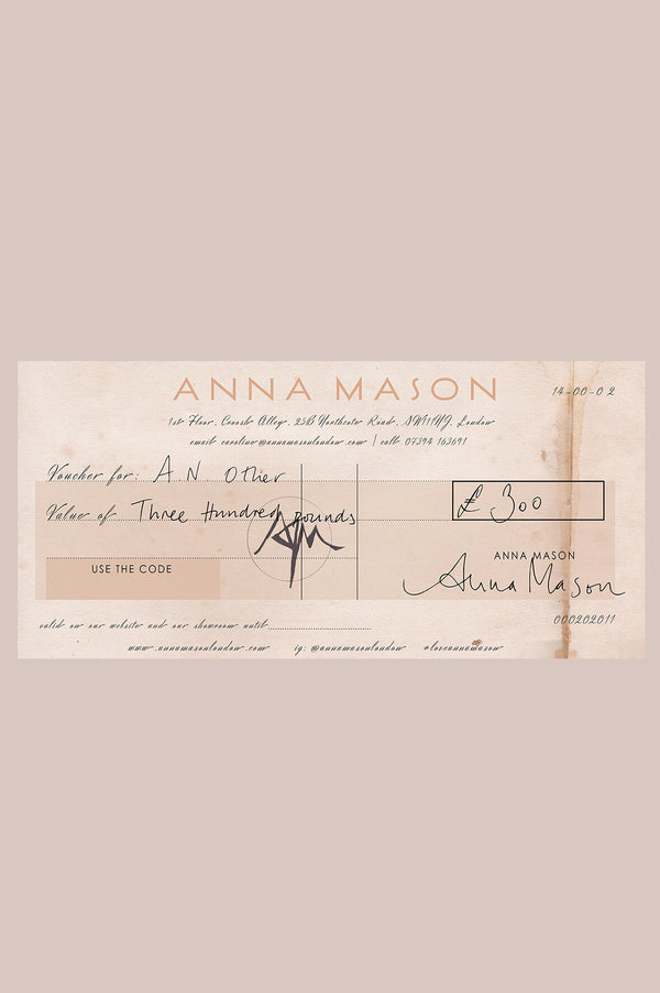 Anna Mason Gift Voucher