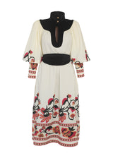 Sasha long-sleeve Midi Dress