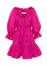 Classic Bardot Mini Ruffle Dress