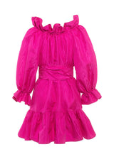 Classic Bardot Mini Ruffle Dress