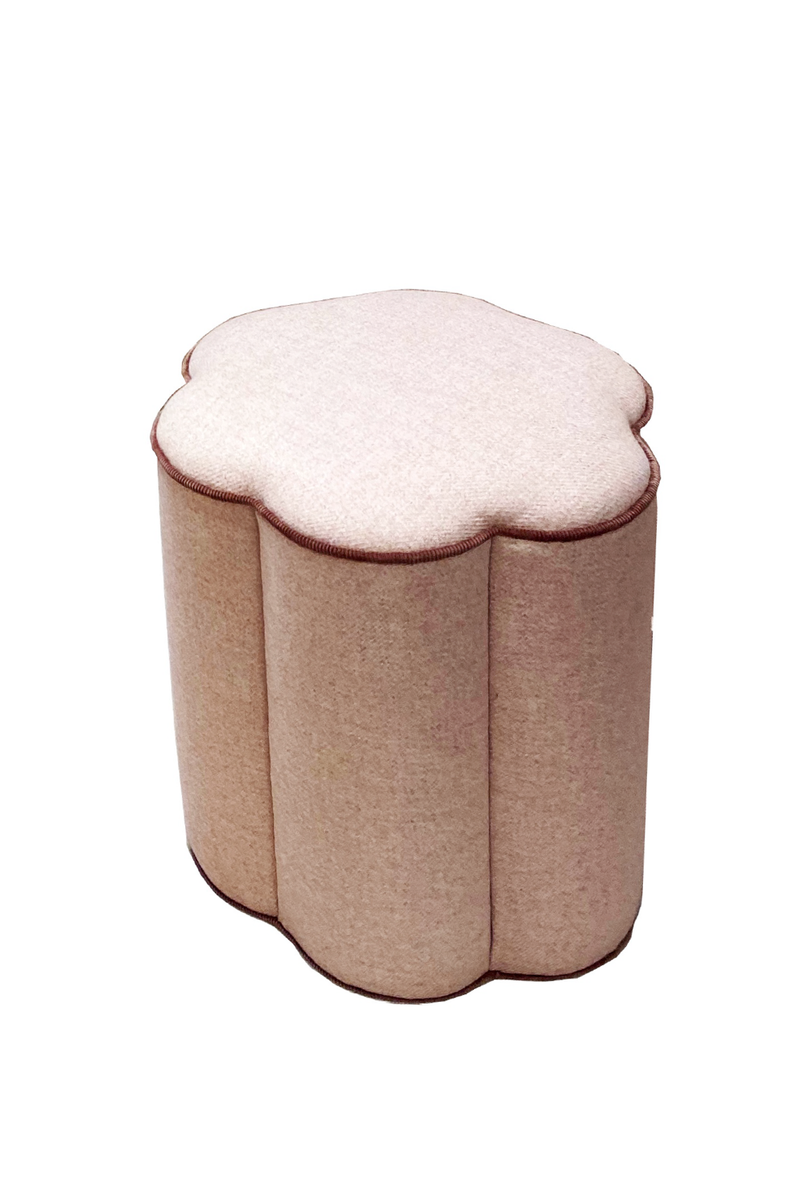 Daisy Foot Stool - PINK